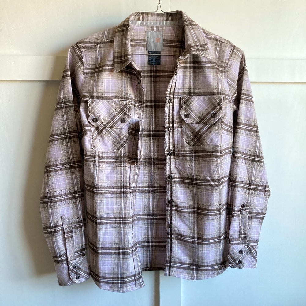 NWT 5.11 Tactical Women's Polyester Wisteria Plaid HERA Flannel Shirt Sz Small